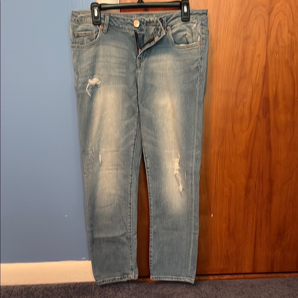 Aeropostale Blue Straight Leg Jeans
